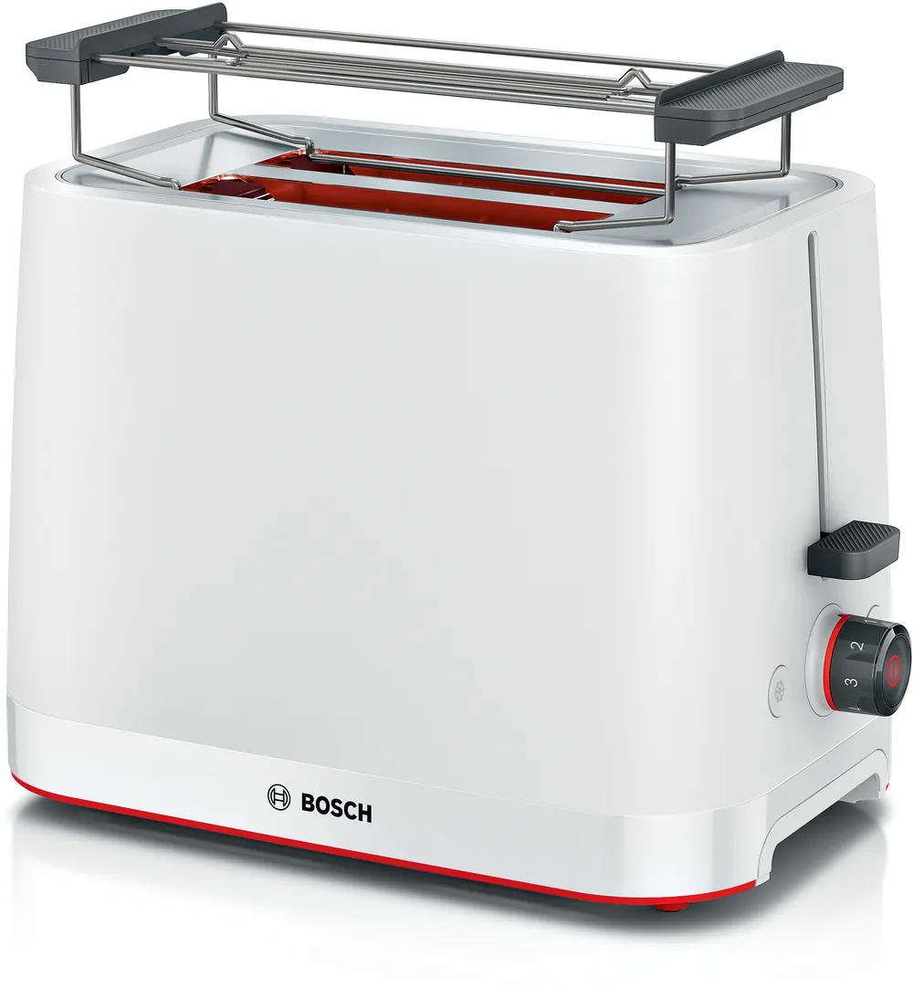 Bosch Compact Toaster - TAT3M121 MyMoment - Number of slots 2 - Housing material Plastic - White