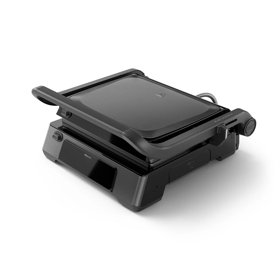 Philips - Contact Grill - HD6307/70 7000 series - Table - 2200 W - Black