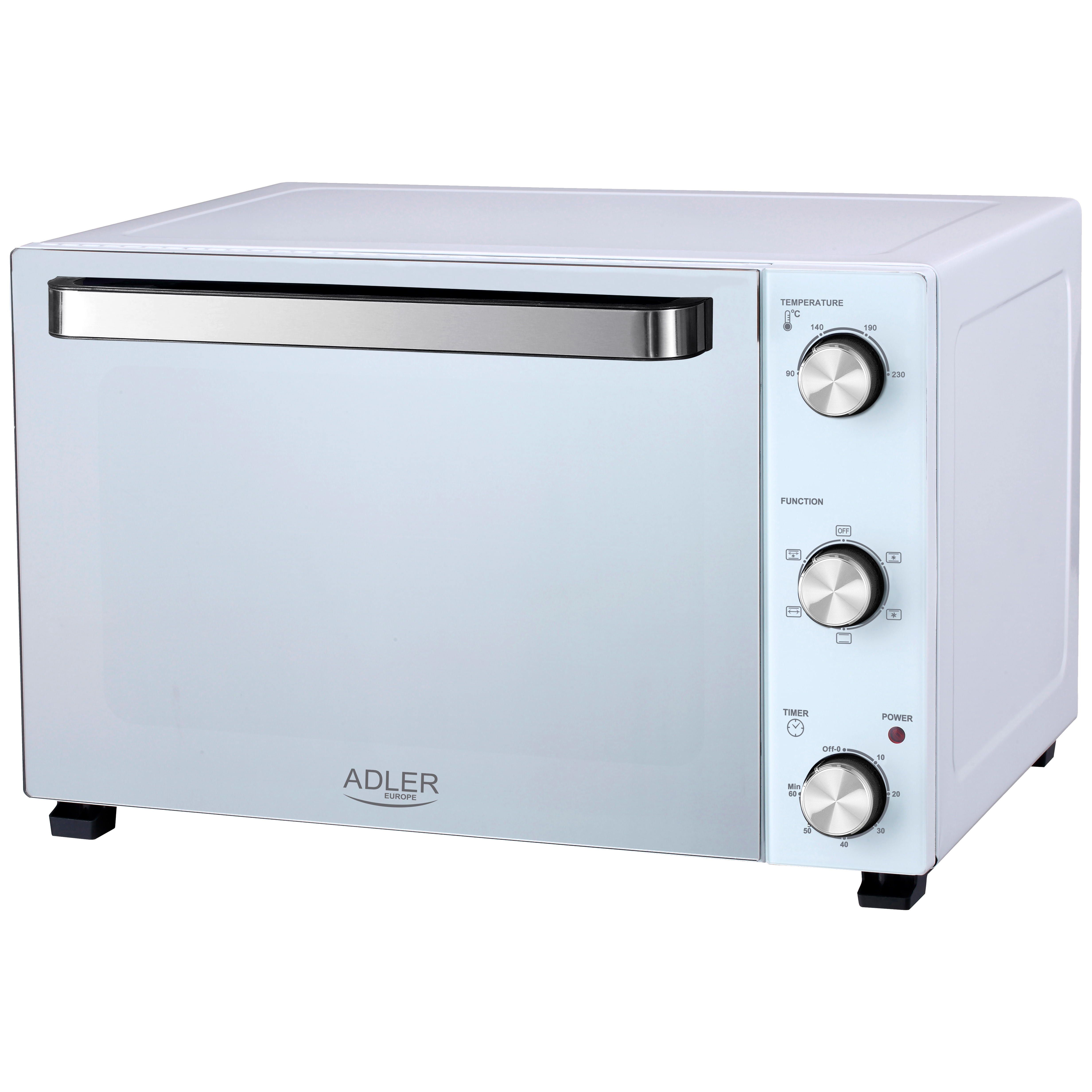 Adler Electric oven - AD 6027 - 48 L - 1800 W - White