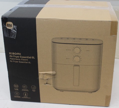 SALE OUT. Xiaomi Air Fryer Essential 6L EU - Xiaomi - Air Fryer EU - Essential - 1550 W - 6 L - White - DAMAGED PACKAGING, CRACKED PLASTIC (TOP)
