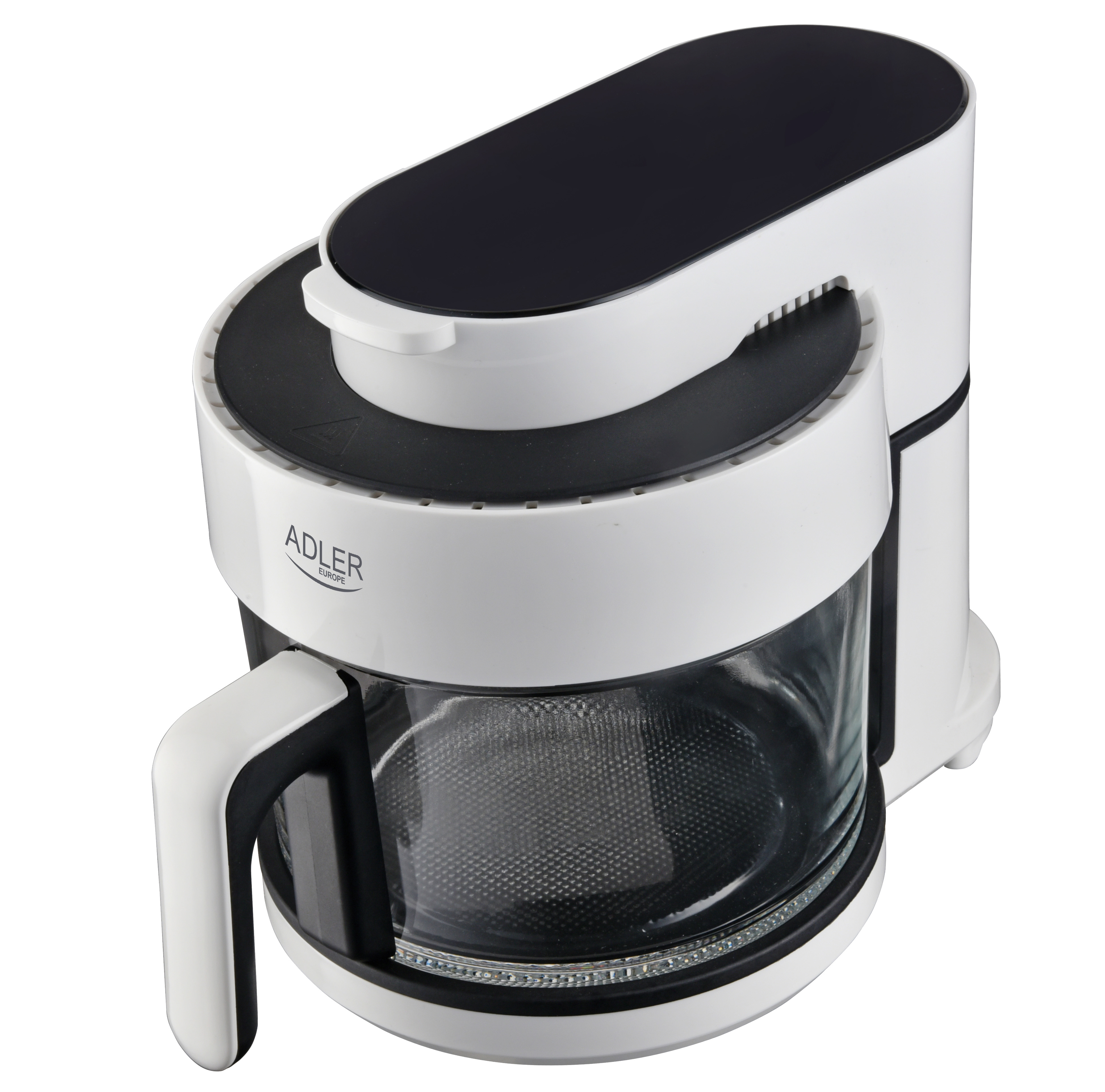 Adler Air Fryer Oven with Glass Bowl - AD 6316 - Power 1200 W - Capacity 3 L - Convection - White/Black