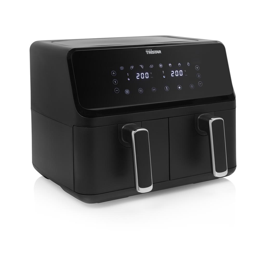 Tristar Double Basket Airfryer - FR-9026 - Power 2700 W - Capacity 8 L - Black