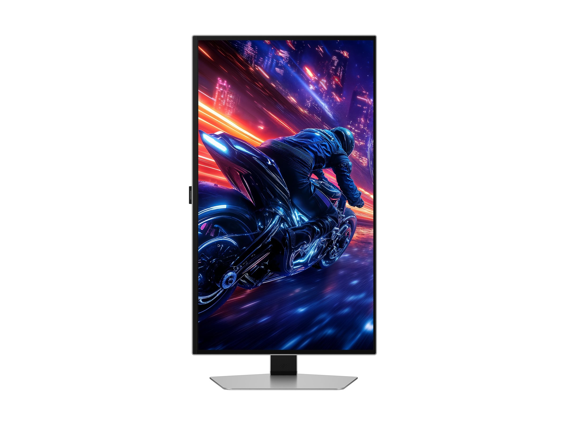Samsung - LS27FG602SUXEN - 27 " - OLED - QHD - 16:9 - 500 Hz - 0.03 ms - 2560 x 1440 pixels - 300 cd/m² - HDMI ports quantity 2 - Silver