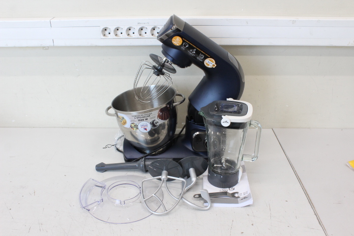 SALE OUT. ETA Kitchen machine - Gratus EVO Elegance 102890125 - 1500 W - Number of speeds 8 - Bowl capacity 3.5 L - Blue - DEMO, USED