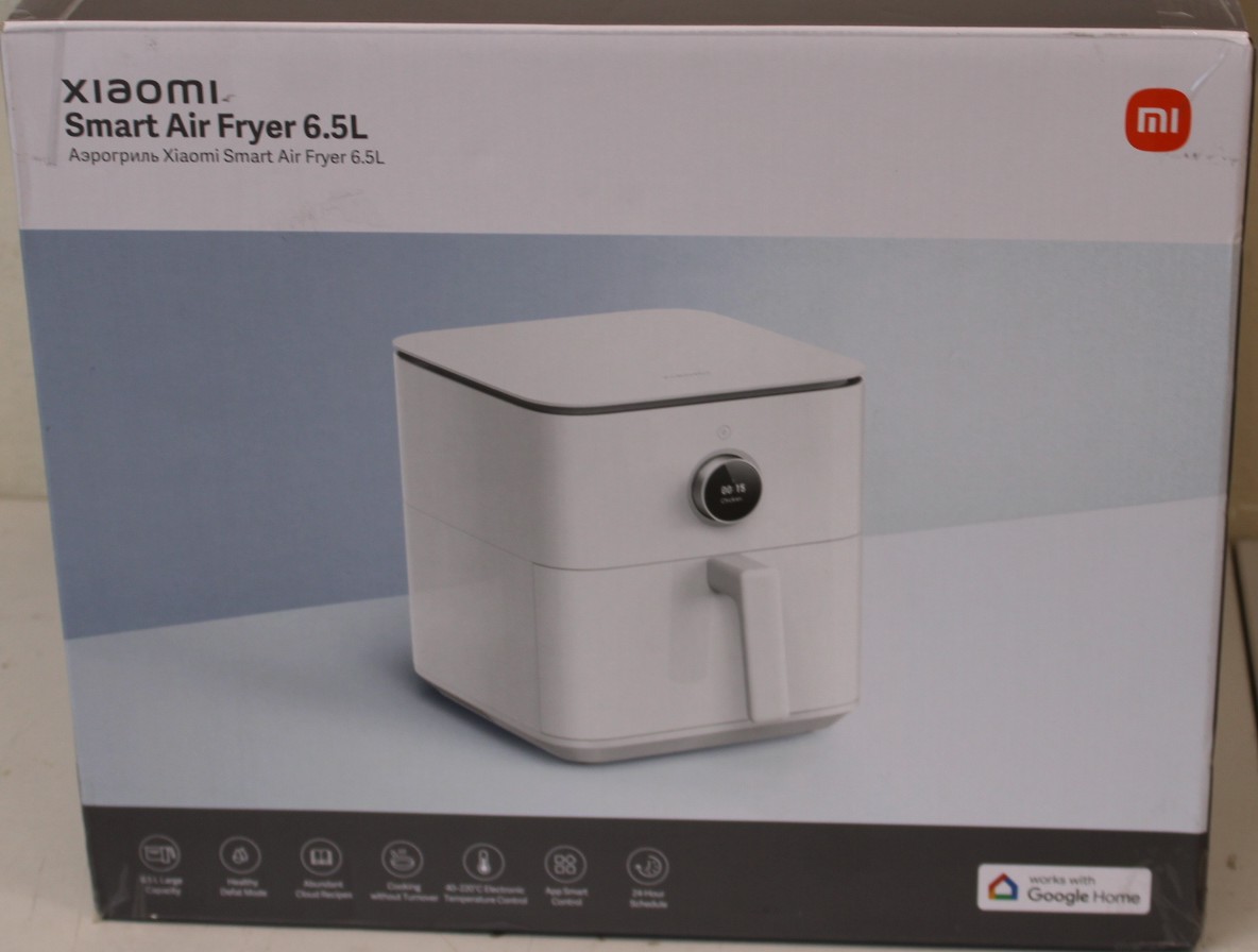 SALE OUT. Xiaomi Smart Air Fryer 6.5L White EU - Xiaomi Smart Air Fryer EU - Power 1800 W - Capacity 6.5 L - White - DAMAGED PACKAGING - 23 month(s)
