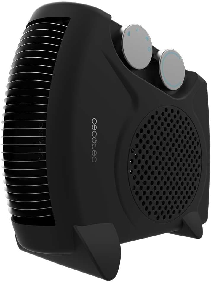 Cecotec ReadyWarm 2000 Max Dual Black - Fan heater - 2000 W - Number of power levels 3 - Suitable for rooms up to 20 m² - Black