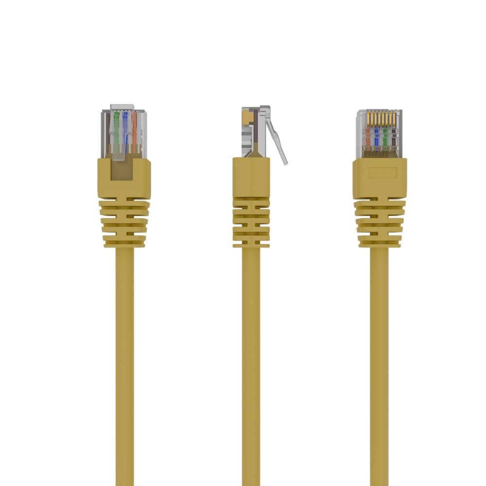 PATCH CABLE CAT5E UTP 1M/YELLOW PP12-1M/Y GEMBIRD