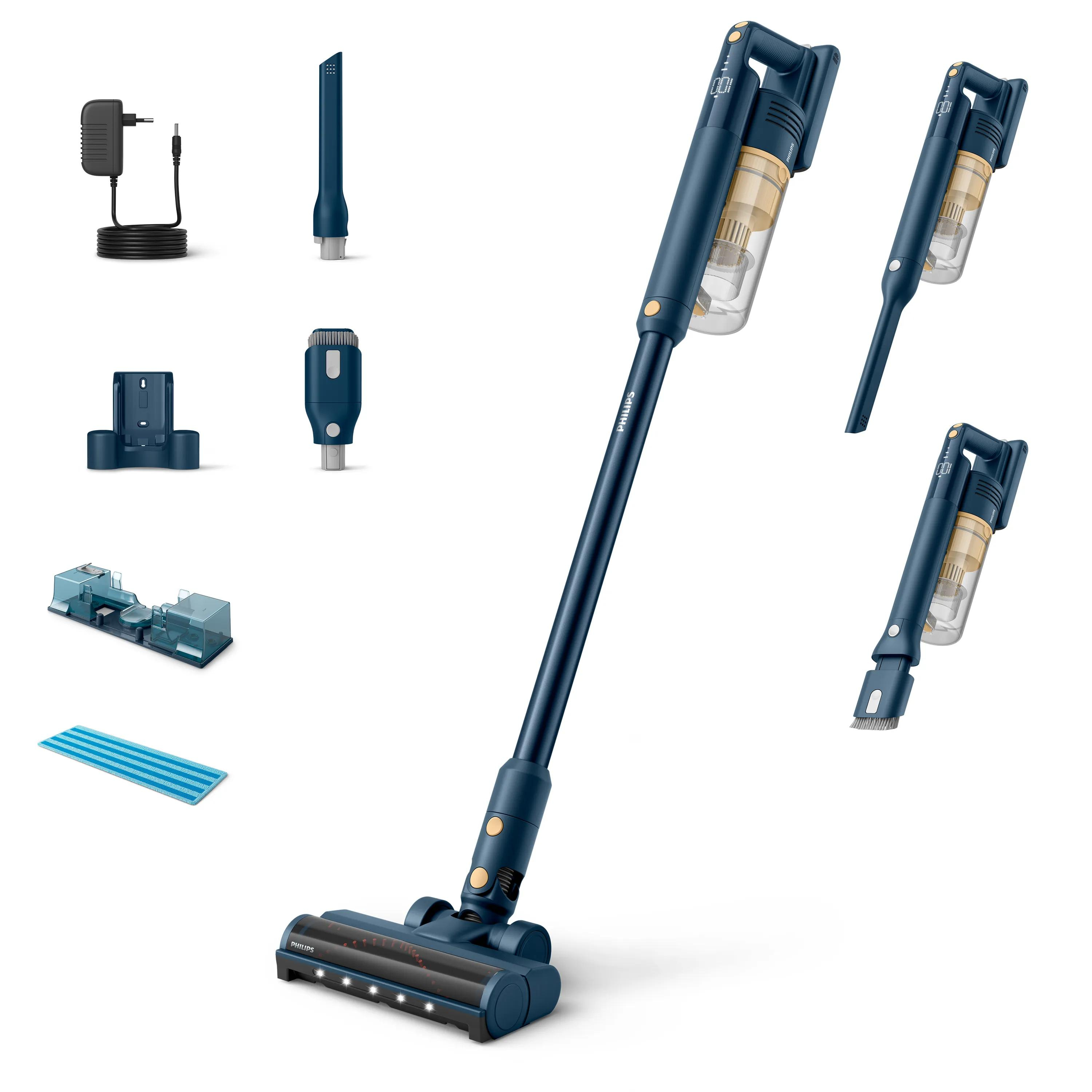 Philips - Vacuum cleaner - XC5043/01 Aqua - Cordless operating - - W - 25.2 V - Operating time (max) 60 min - Light yellow - Warranty 24 month(s)
