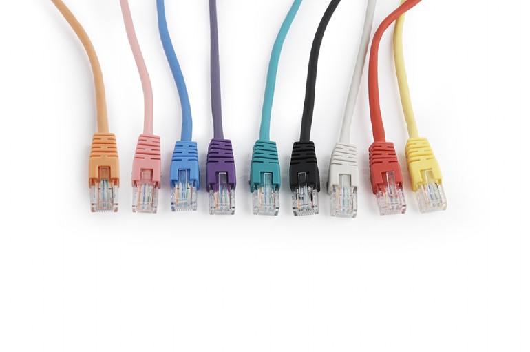 Cablexpert - Patch cord - PP12-0.5M/BK - Black RJ45 Male - RJ45 Male