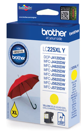 Brother LC225XLY - Ink Cartridge - Yellow