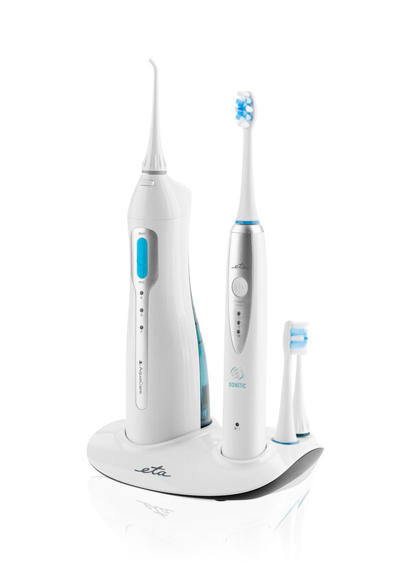 ETA - Oral care centre  (sonic toothbrush+oral irrigator) - ETA 2707 90000 - Rechargeable - For adults - Number of brush heads included 3 - Number of teeth brushing modes 3 - Sonic technology - White