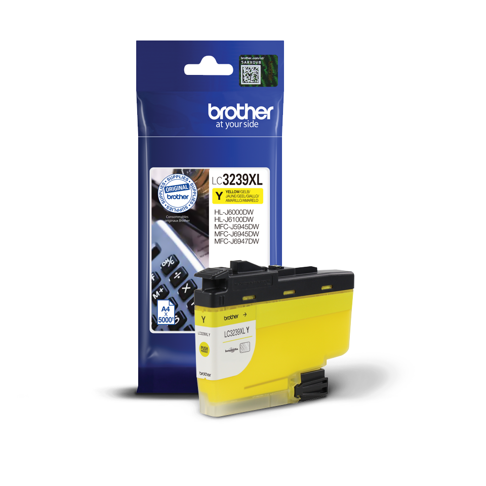Brother High-yield Ink Cartridge - LC3239XLY - Ink - Yellow