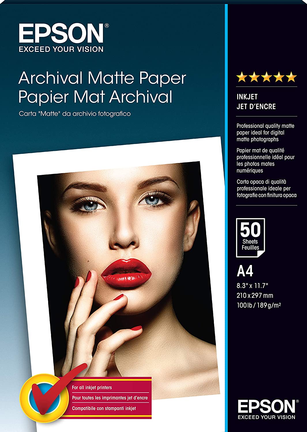 Archival Matte Paper - A4 - 50 Sheets - A4