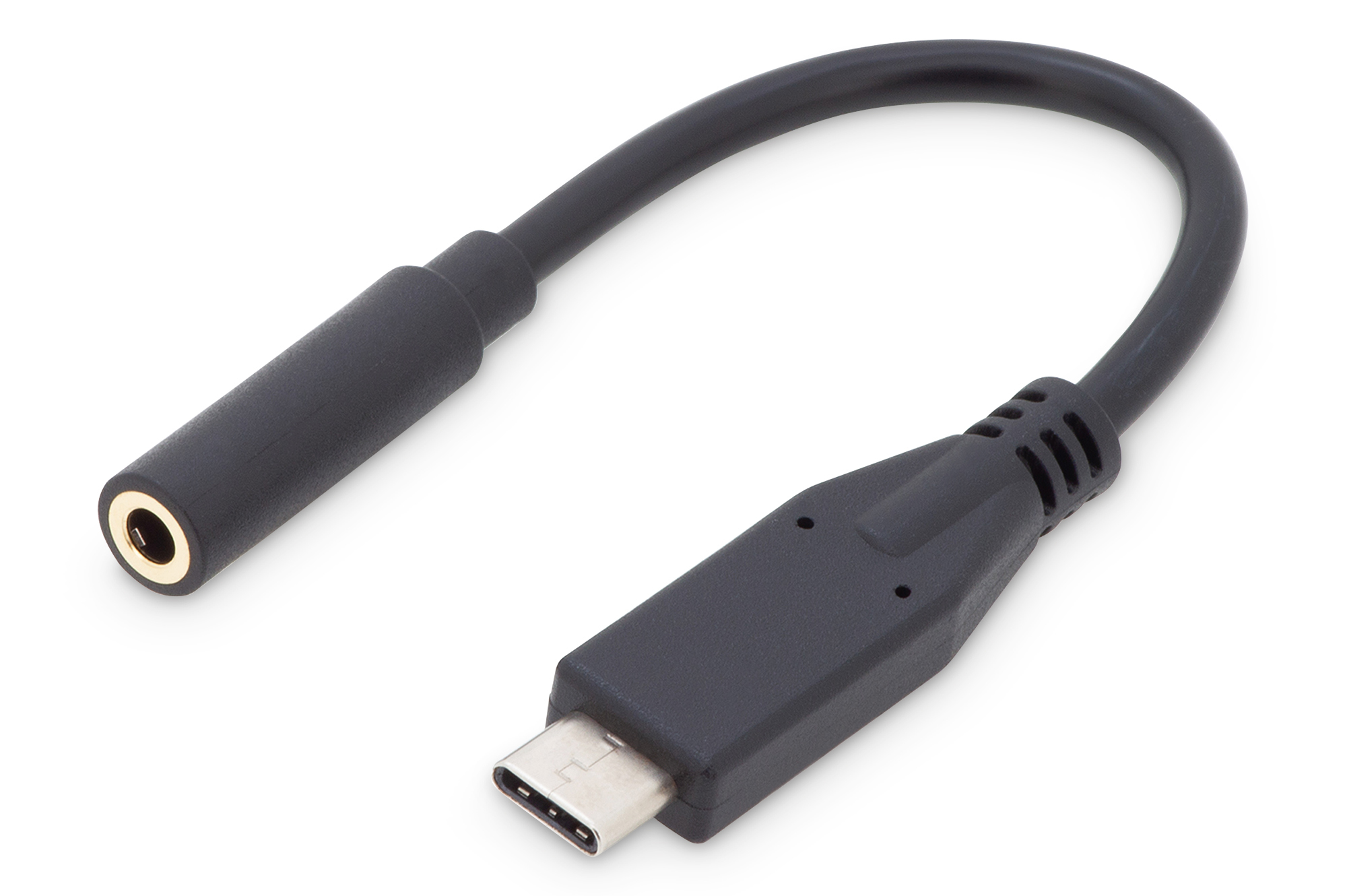 Digitus - USB Type-C Audio adapter cable, Type-C - 3.5mm M/F, 0.2m, Audio input/output, Version 3.1 - AK-300321-002-S - Type-C - 3.5mm