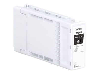 Epson Singlepack UltraChrome Pro 6 Matte Black T48U80N (350ml) - Epson C13T48U80N - Epson T48U8 - matte black - original - ink cartridge - Epson UltraChrome Pro6 - Matte black