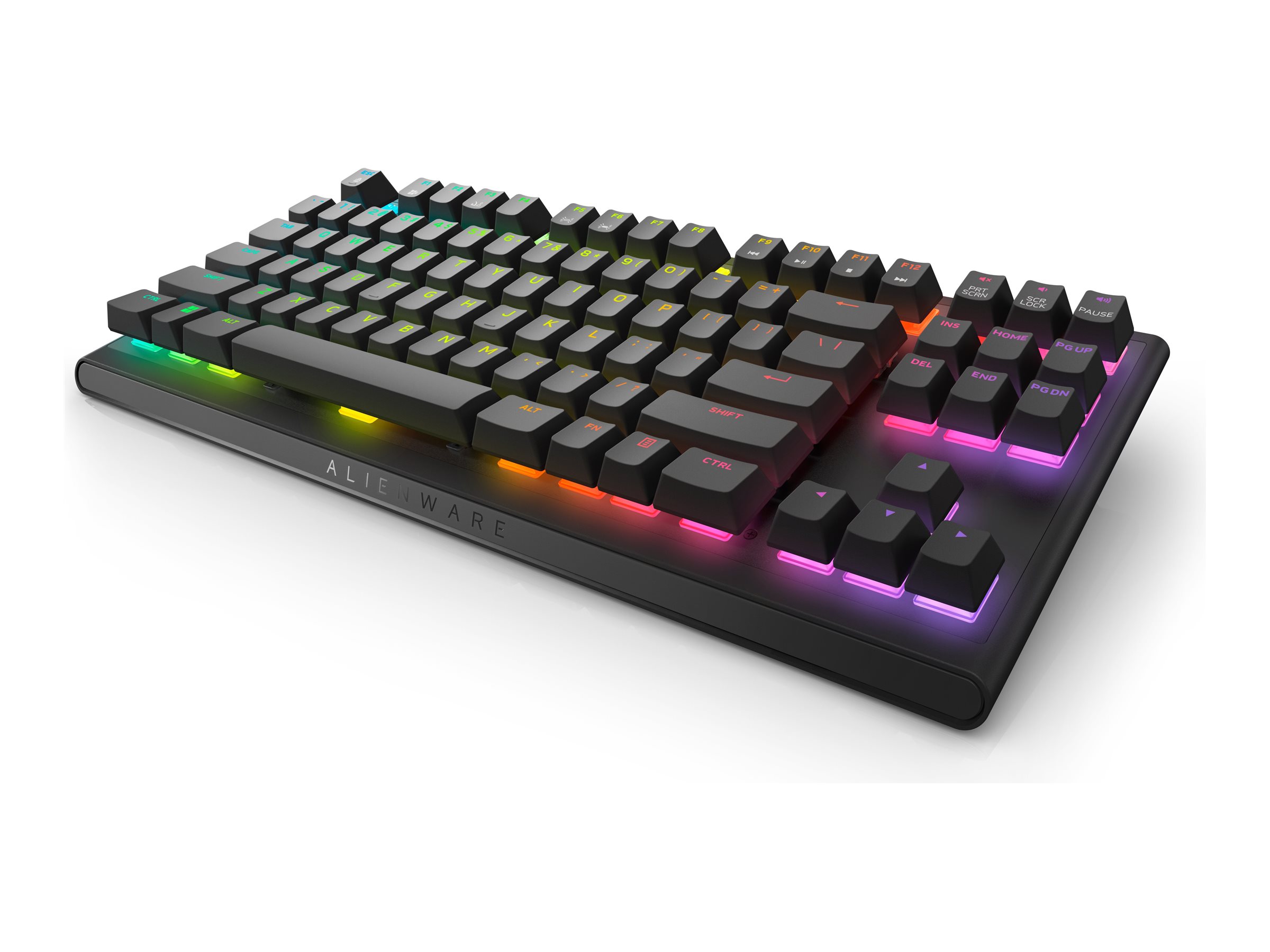 Dell Alienware Tenkeyless AW420K - Gaming Keyboard - Wired - EN - CHERRY MX Red - Dark Side of the Moon