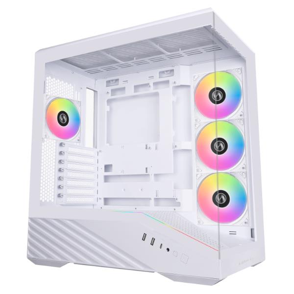 Case|LIAN LI|ATX/micro ATX/Mini-ITX/EATX|White|Midi Tower|PC|G99.V100RW.01