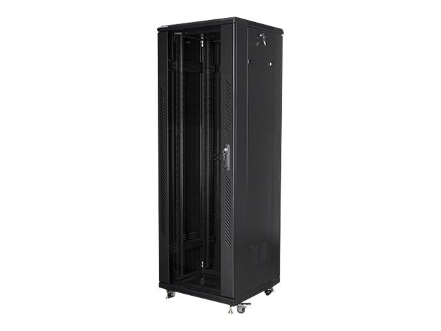 Lanberg - Rack cabinet 19" free-standing 37U/600x600 (flat pack) - FF01-6637-12B - Black