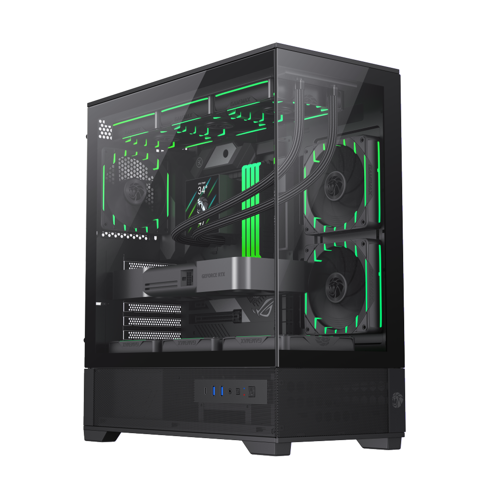 Gamemax Case - VISTA 2 AB - ATX