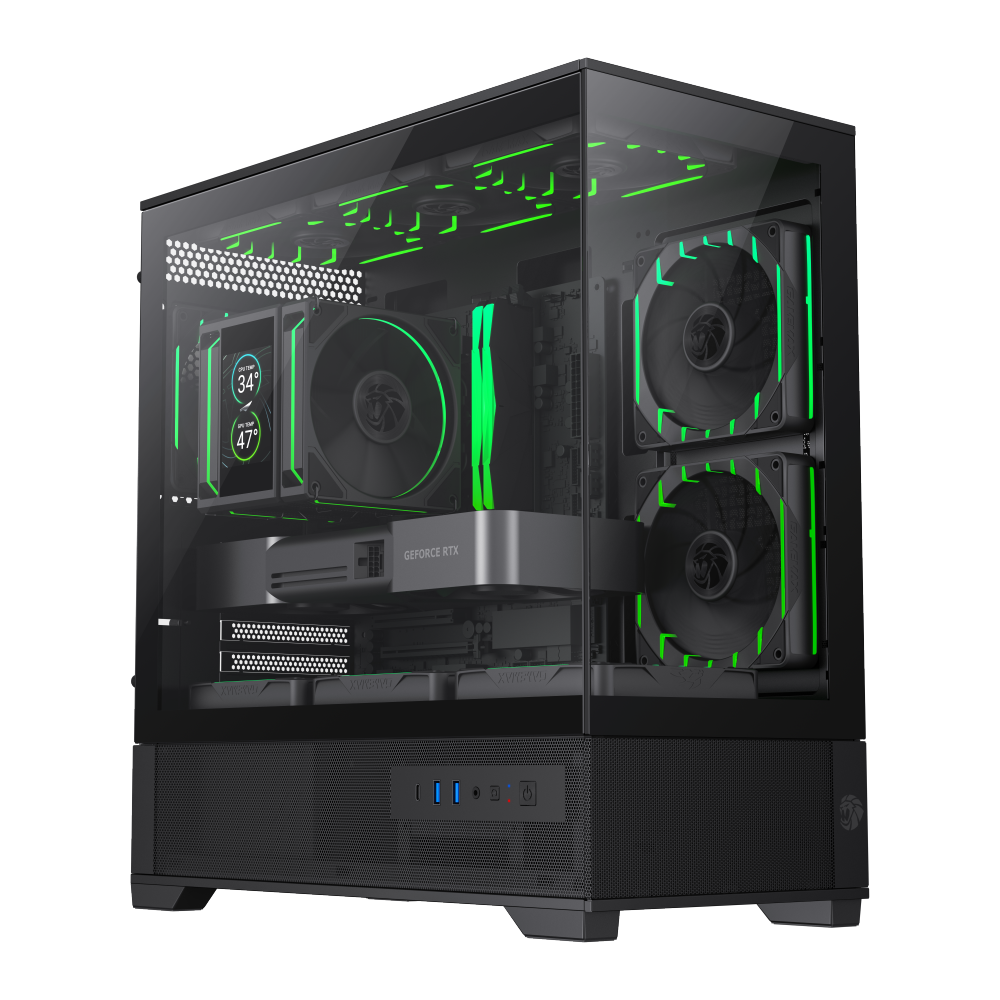 Gamemax Case - VISTA 2 MB - M-ATX