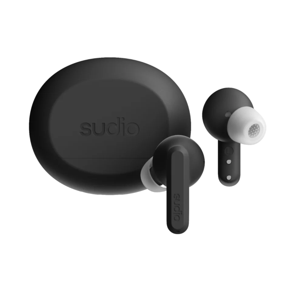 Sudio Earbuds - A3 Pro - Bluetooth - In-ear - Microphone - Cloudy Black - Noise canceling