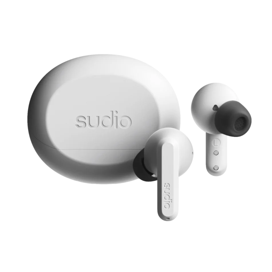 Sudio Earbuds - A3 Pro - Bluetooth - In-ear - Microphone - Fog White - Noise canceling