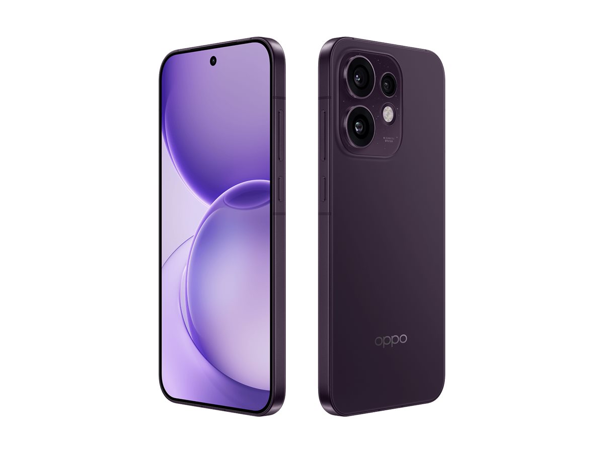 OPPO Reno16 5G (CPH2865) - Purple Black - 6.32 " - AMOLED - 2640 x 1216 pixels - Qualcomm - Snapdragon 7 Gen 4 - Internal RAM 8 GB - 512 GB - Dual SIM - 5G - Main camera resolution 50+50+50 MP - Secondary camera resolution 50 MP - Android - 16
