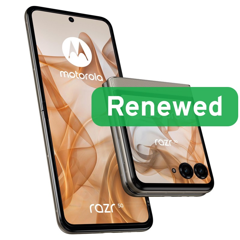 Motorola Renewed - Grade A - Razr 50 - 256 GB - Beige - 5G - O
