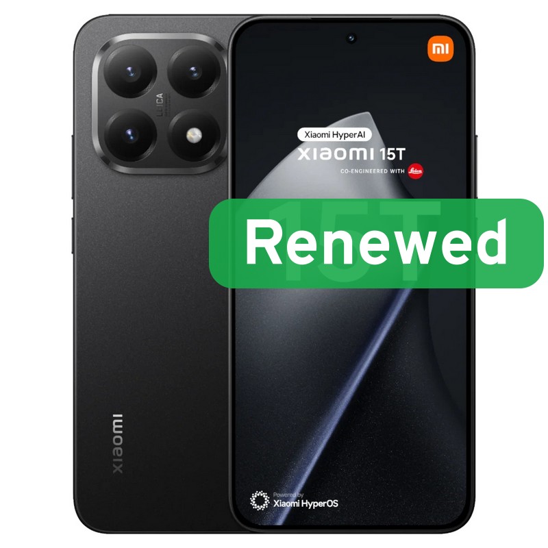 Xiaomi Renewed - Grade A - 15T 5G - 512 GB - Black - 5G - O