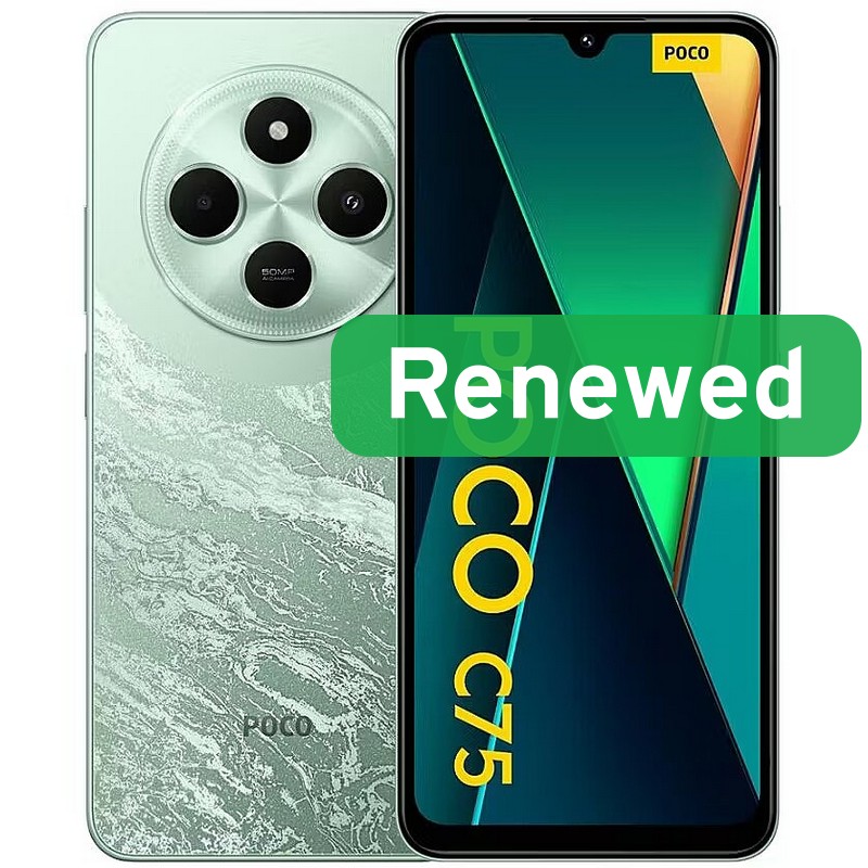 Poco Renewed - Grade A - C75 - 128 GB - Green - LTE - O - Poco Renewed