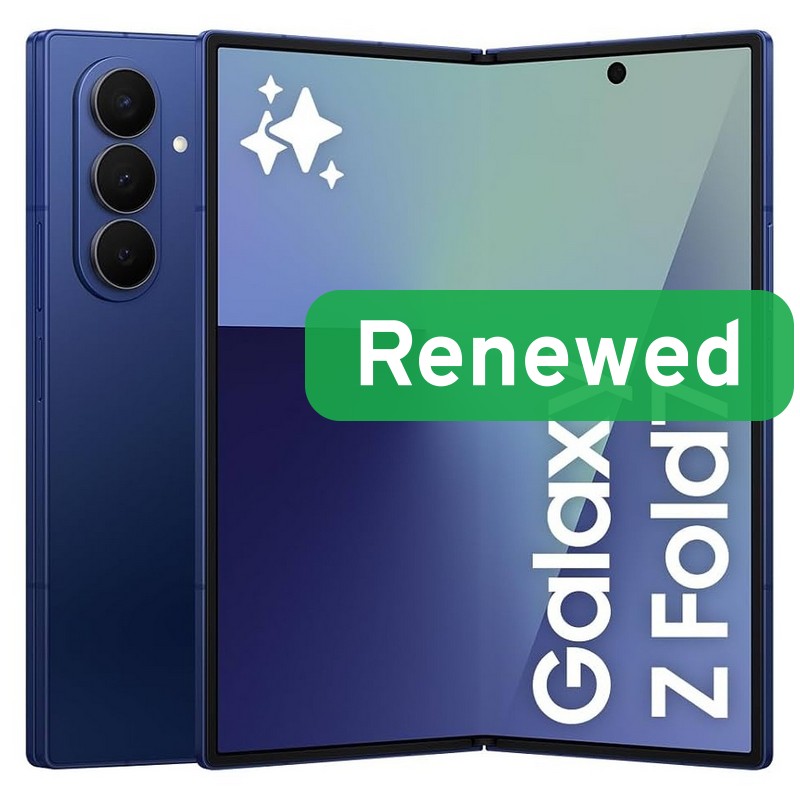 Samsung Renewed - Grade A - Galaxy Z Fold 7 - 256 GB - Blue Shadow - 5G - O