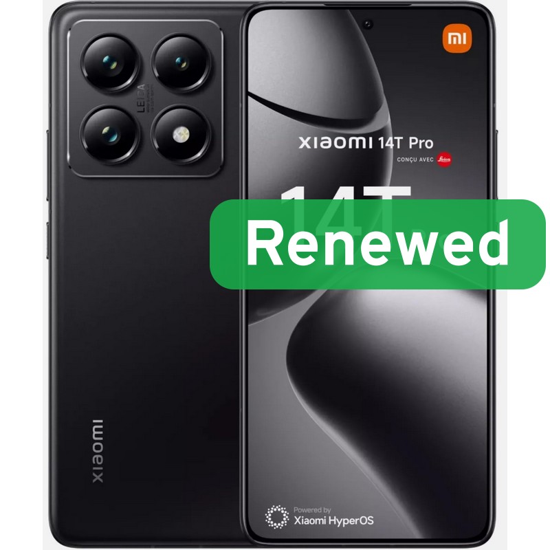 Xiaomi Renewed - Grade A - 14T Pro - 512 GB - Titan Black - 5G - O