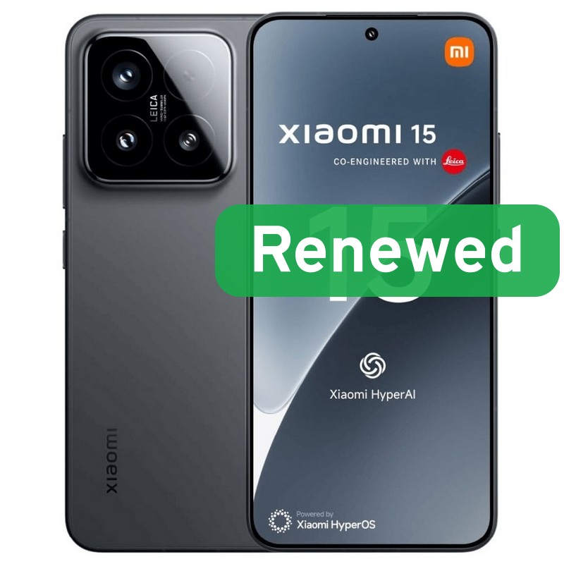 Xiaomi Renewed - Grade A - 15 - 512 GB - Black - 5G - O