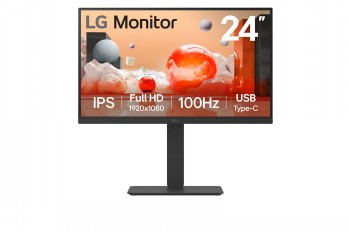 LCD Monitor|LG|23.8"|Business|Panel IPS|1920x1080|16:9|100Hz|5 ms|Speakers|Swivel|Pivot|Height adjustable|Tilt|24BA750-B