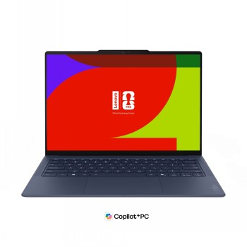 LENOVO YOGA SLIM 7 ULTRA, ULTRA X9 378H/14" 2.8K WQXGA+ (2880X1800) POLED 1100NITS (PEAK) / 500NITS (TYPICAL) GLOSSY / ANTI-FINGERPRINT, 100% P3, 100% SRGB, 120HZ, EYESAFE®, DOLBY VISION®, FLICKER FREE, DISPLAYHDR™ TRUE BLACK 1000, CORNING® GORILLA® GLASS 3, TOUCH, TCON, PURESIGHT PRO/32GB/1TB SSD/INTEL ARC B390/COPILOT+PC/W11H/ENG (COSMIC BLUE) (NO POWER ADAPTER)