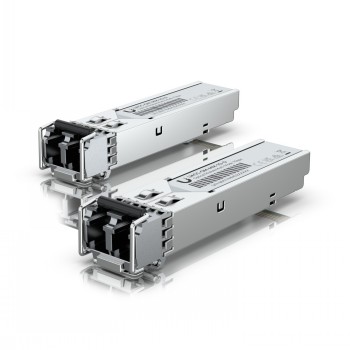 Ubiquiti - UF-MM-1G - SFP - Multi-Mode Fiber - Dual LC - 10/100/1000 Mbit/s - Wavelength 850 nm - Maximum transfer distance 550 m - 0 to +70C
