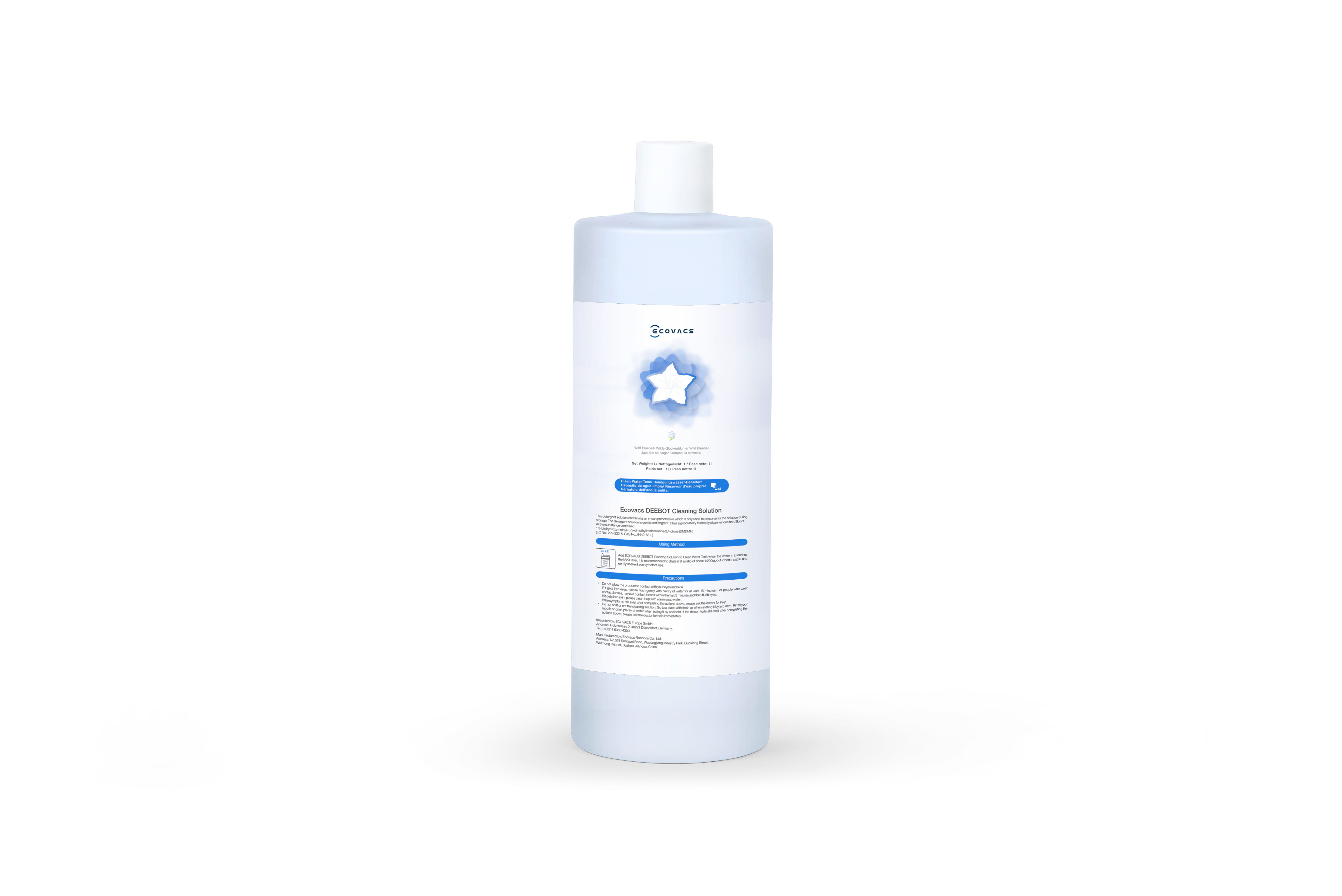 Ecovacs - Cleaning Solution for DEEBOT Family - D-SO01-0019 - 1000 ml