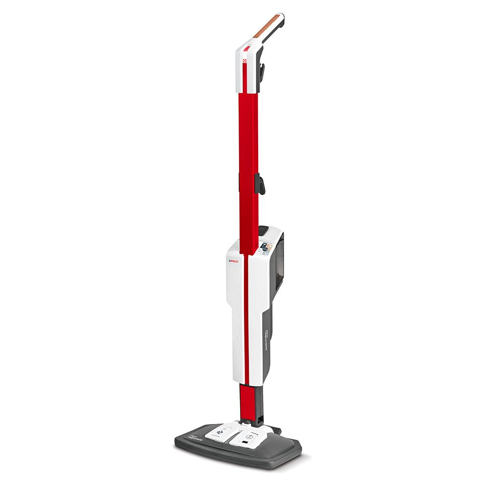Polti - Steam mop with integrated portable cleaner - PTEU0306 Vaporetto SV650 Style 2-in-1 - Power 1500 W - Steam pressure Not Applicable bar - Water tank capacity 0.5 L - Red/White