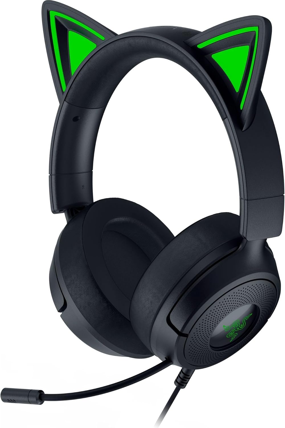 Razer Gaming Headset - Kraken Kitty V3 X - Wired - Over-Ear - Microphone - Black