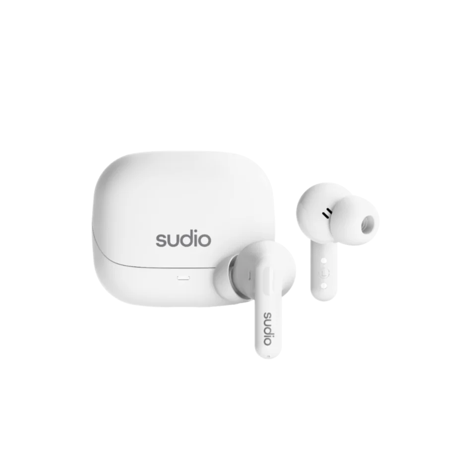 Sudio Earbuds - C8 - Bluetooth - In-ear - Microphone - White - Noise canceling