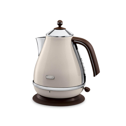 Delonghi - KBOV 2001.BG - Standard kettle - 2000 W - 1.7 L - Stainless steel - 360° rotational base - Beige