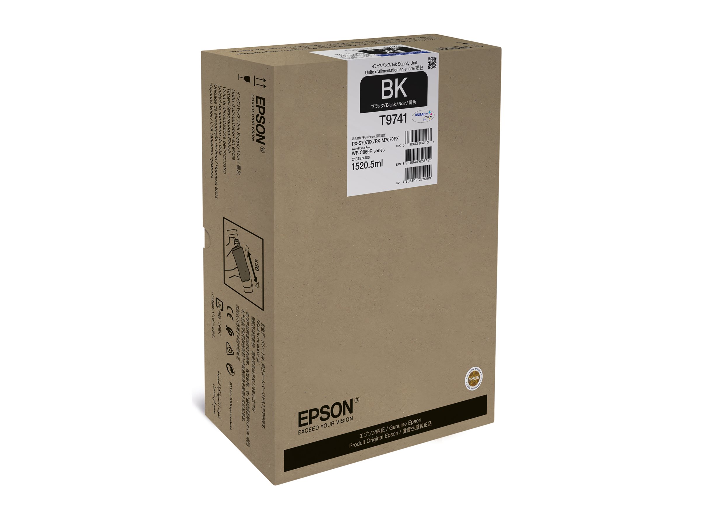 Epson XXL Ink Supply Unit - WorkForce Pro WF-C869R - Ink Supply Unit - Black
