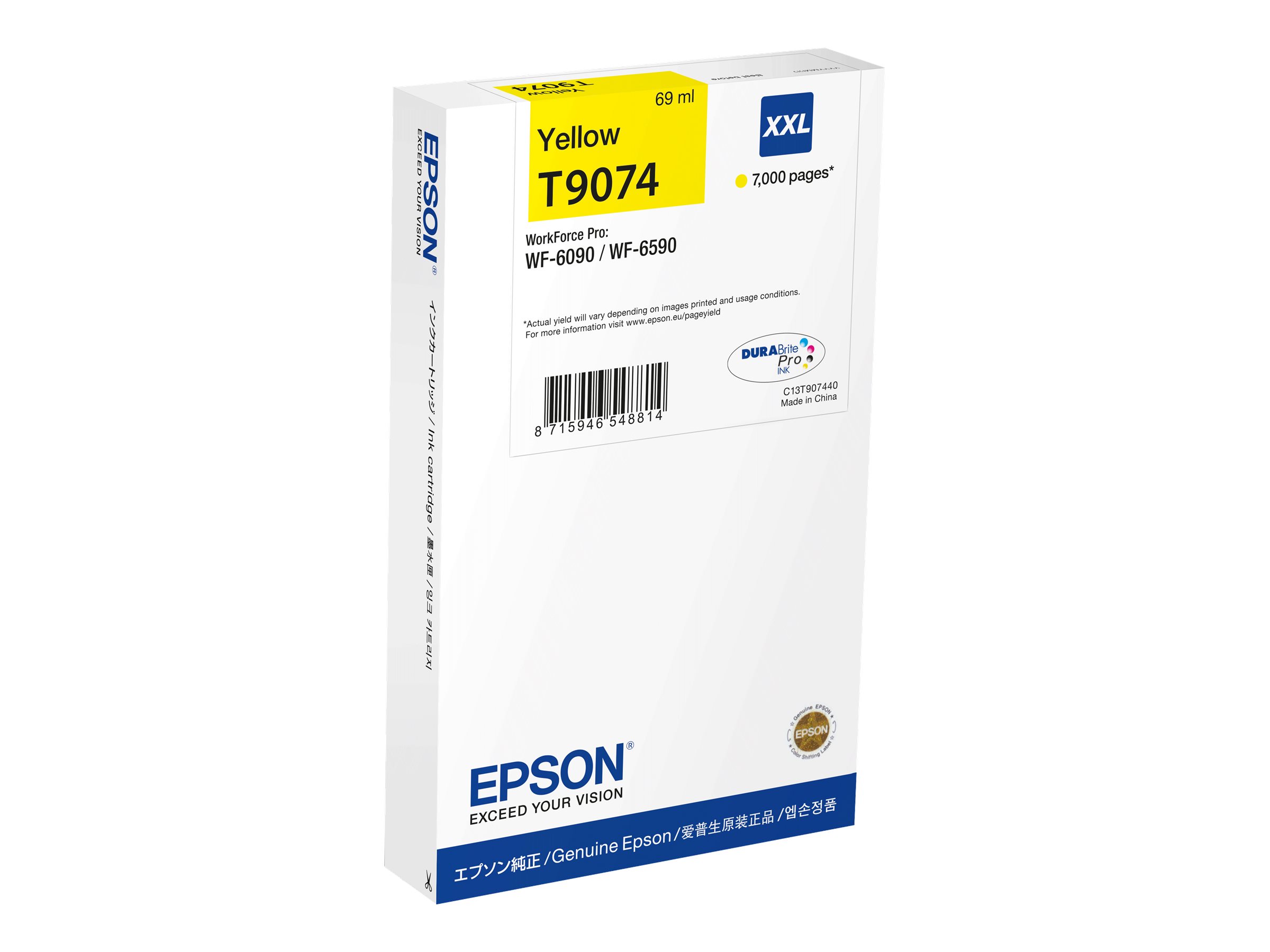Epson WF-6XXX - Ink cartridge XXL - Yellow