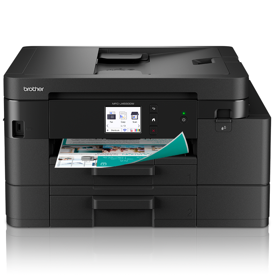 Brother - Multifunctional printer - MFC-J4550DW - Inkjet - Colour - All-in-one - A4 - Wi-Fi - Black