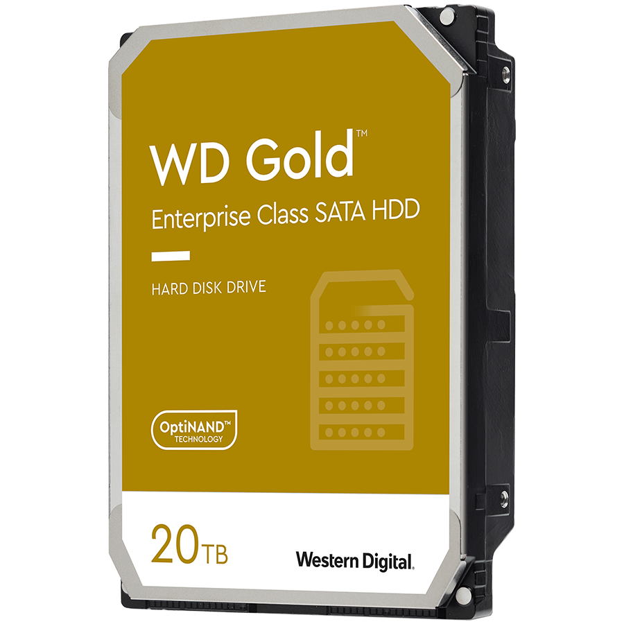 HDD Server WD Gold 20TB CMR 512e, 3.5'', 512MB, 7200 RPM, SATA