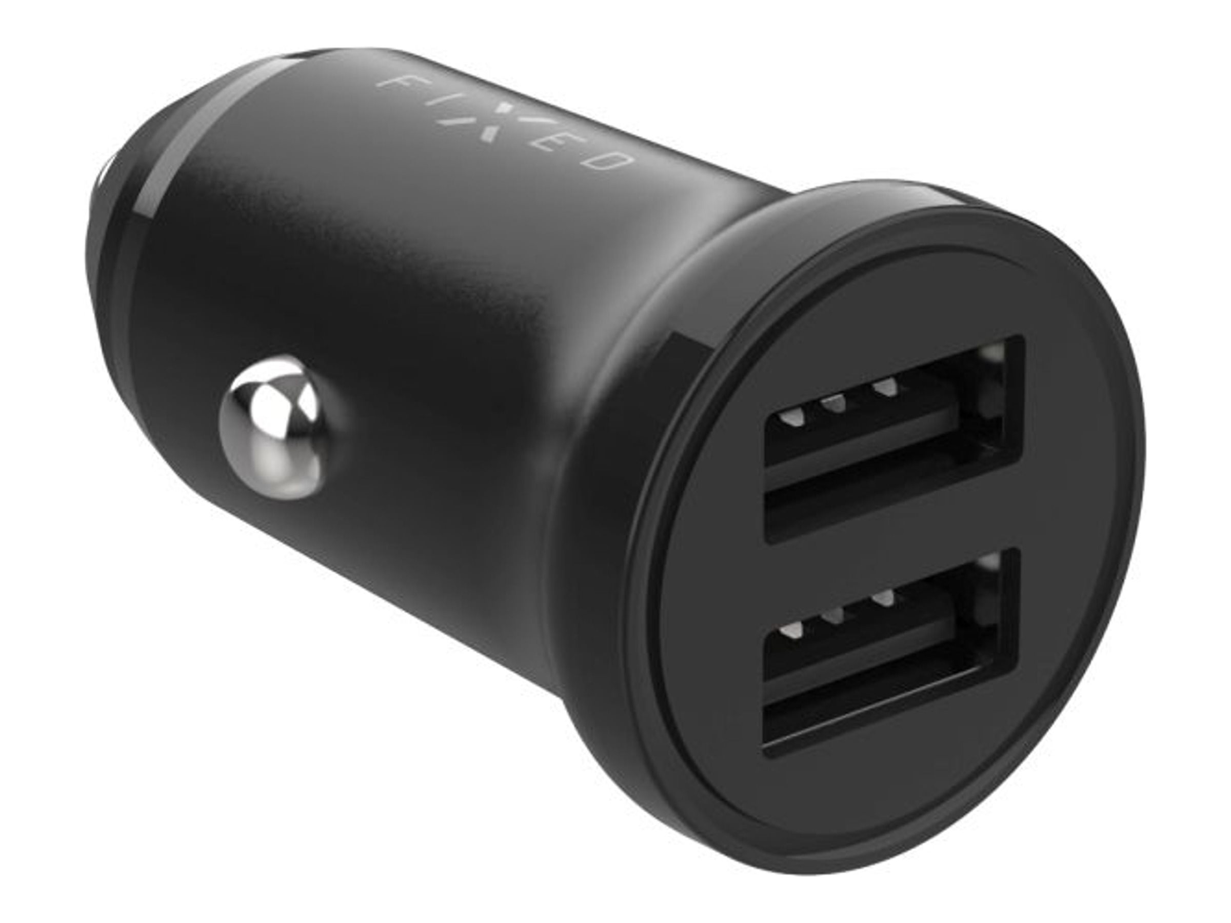 FIXED Dual USB Car Charger 15W, Black - Fixed