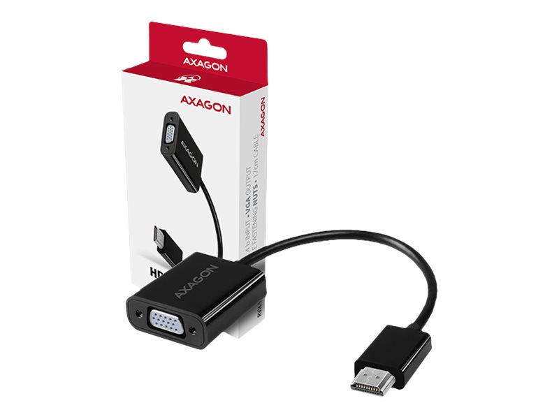 AXAGON - RVH-VGN, HDMI - VGA Reduction Adapter - 0.15 m