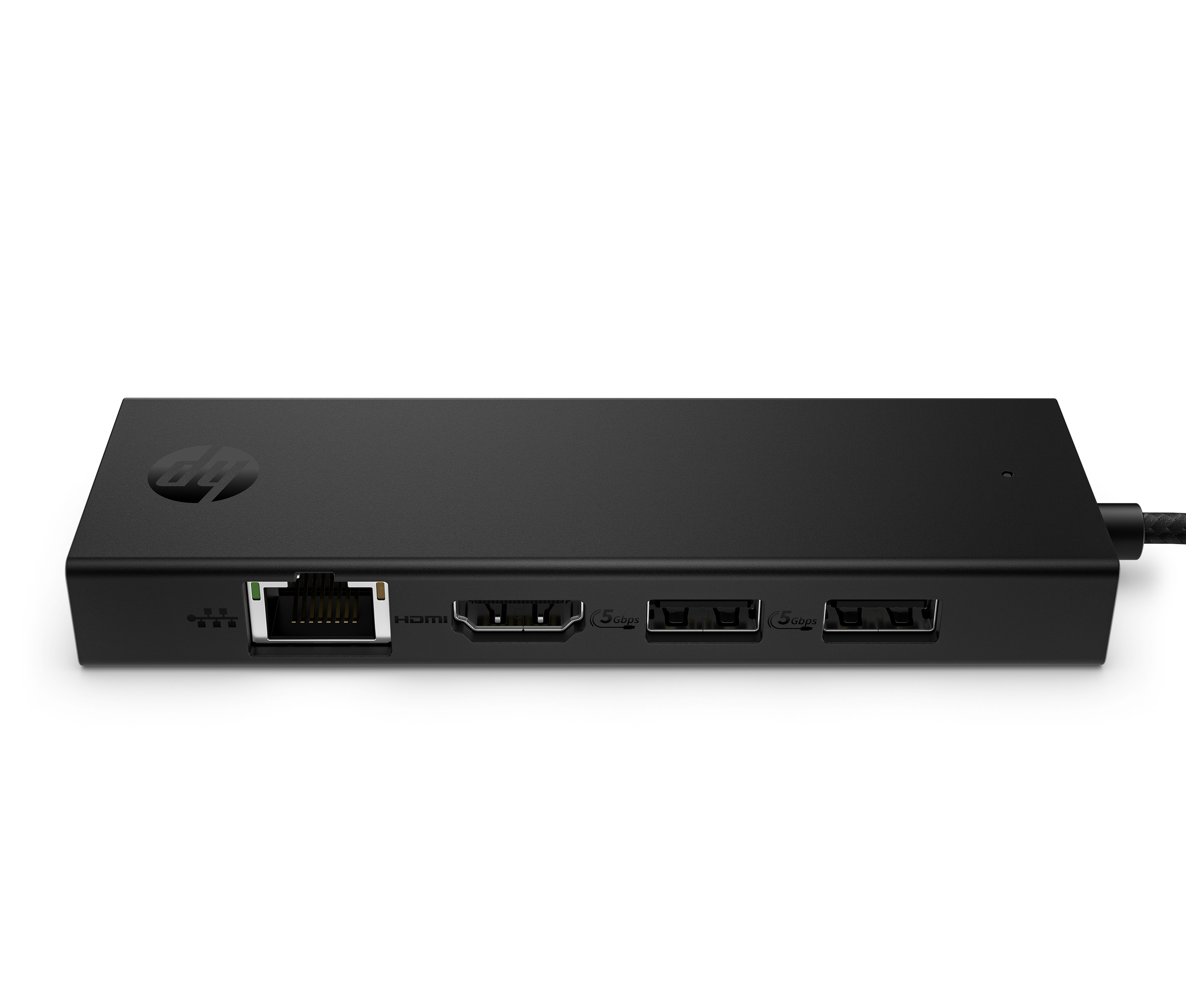 HP USB-C Portable Travel Hub - 1x USB-C, 2x USB 3.2, 1x RJ-45, 1x HDMI (up to 4K/60Hz), 1 year
