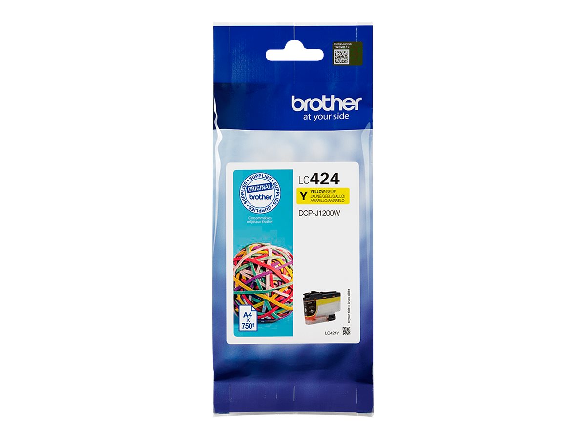 Brother LC-424Y - Ink Cartridge - Yellow