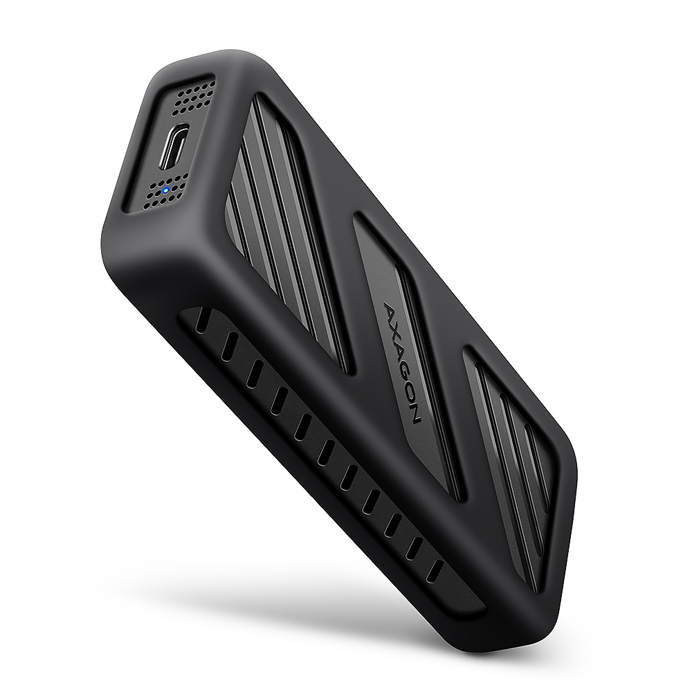 AXAGON USB-C 20Gbps - M.2 NVMe SSD ARMORED Box - EEM2-20G